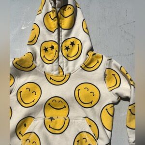 Kid's Baby Gap x Smiley World Hoodie Multicolor Logo 18/24 Months Bright Outdoor